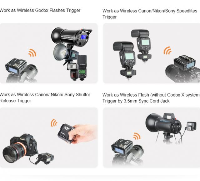 Godox X2T-F TTL Déclencheur de flash sans fil 1/8000s HSS 2.4G Transmetteur de déclenchement sans fil pour appareil photo reflex numérique Fuji pour Godox V1 TT350F AD200 AD200Pro – acheter aux petits